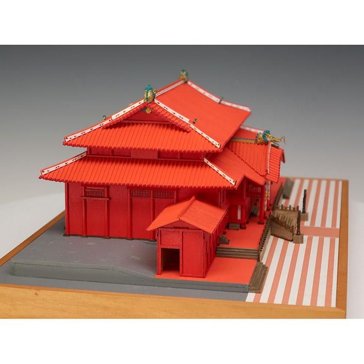 木製建築模型 首里城(1/150スケール・全長 390mm・完成重量 木製建築模型 首里城(1/150スケール・全長 390mm・完成重量