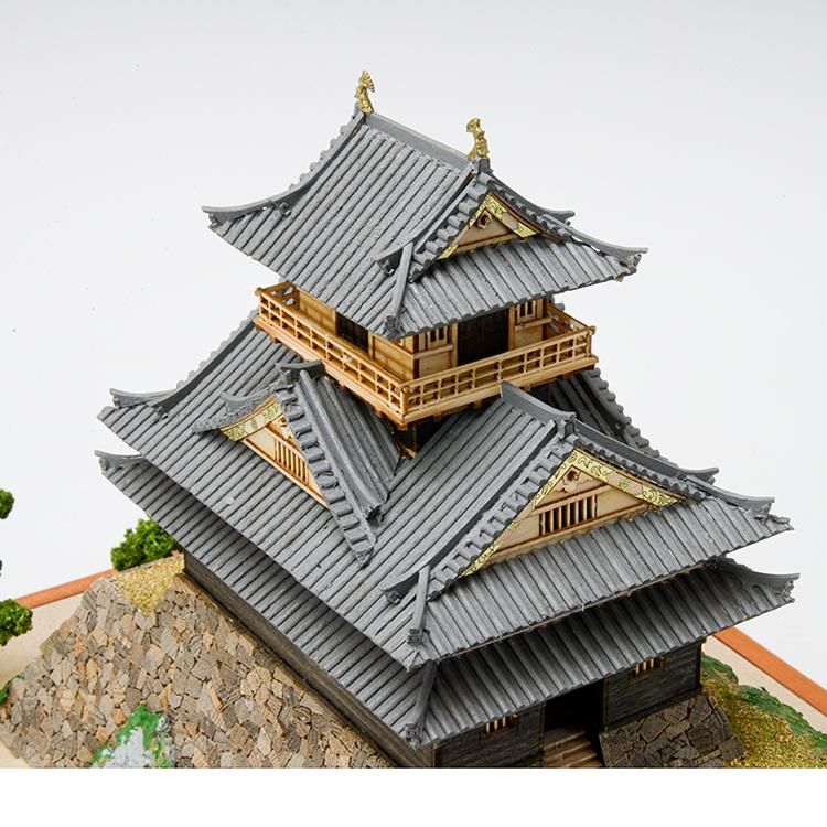 木製建築模型 岐阜城(1/150スケール・全長 300mm・完成重量 木製建築模型 岐阜城(1/150スケール・全長 300mm・完成重量