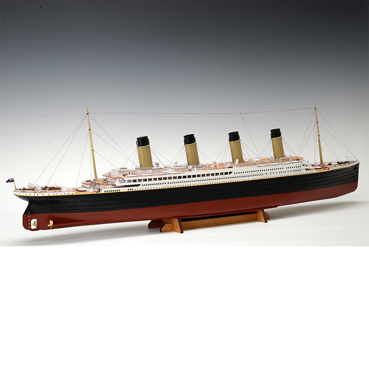 不沈のボート船模型室内装飾リアルタッチ デスクトップの装飾品