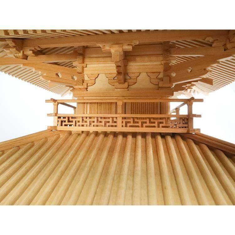 1/50 法起寺三重塔 完成品 - 【公式】ウッディジョーオンライン 1/50 法起寺三重塔 完成品 - 【公式】ウッディジョーオンライン