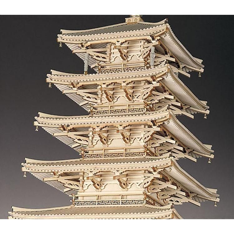 1/75 法隆寺 五重の塔 - 【公式】ウッディジョーオンラインショップ 1/75 法隆寺 五重の塔 - 【公式】ウッディジョーオンラインショップ