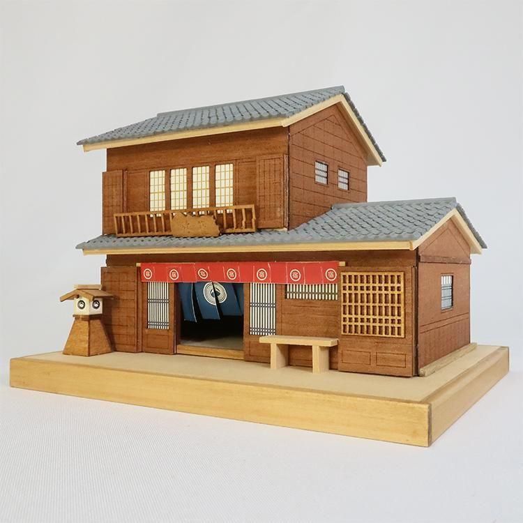 ウッディジョー ミニ建築シリーズ No.4 旅籠 木製模型 g6bh9ry ミニ建築 No.4 旅籠 完成品 - 【公式】ウッディジョーオンライン