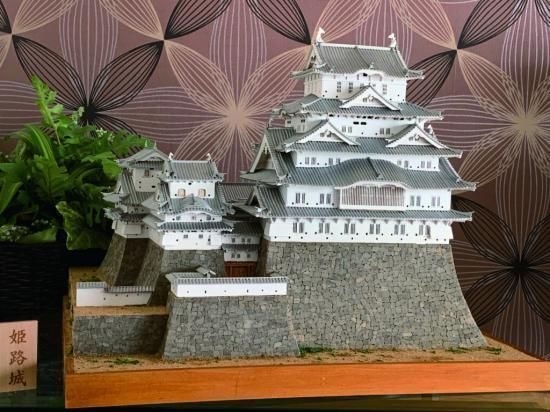 木製建築模型 姫路城(1/150スケール・全長 440mm・完成重量 木製建築模型 姫路城(1/150スケール・全長 440mm・完成重量