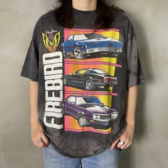古着 タイダイ Racing レーシング 車 Tシャツ - 古着屋utsuroi