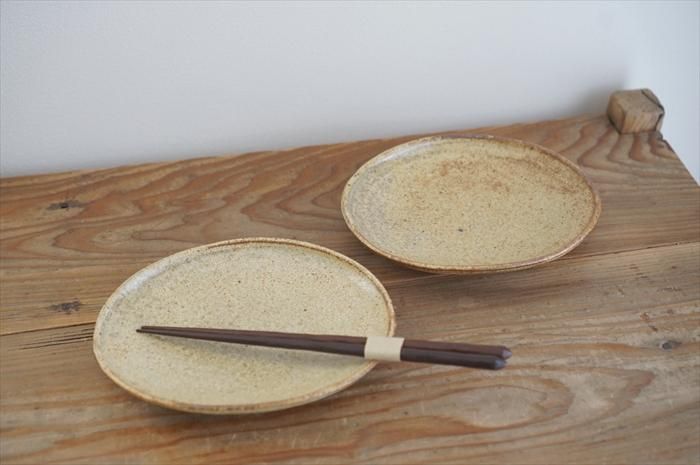 未使用】 作家もの プレート コースター 2点セット