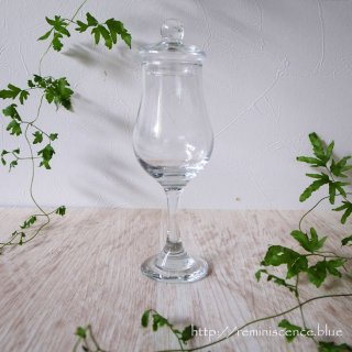 Ĺˤäȷ롢ʬΤΥ饹/Vintage Taisting Glass with Lid