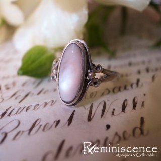 ǲʻؤϤ / Vintage Sterling Silver & Mother of Pearl Ring