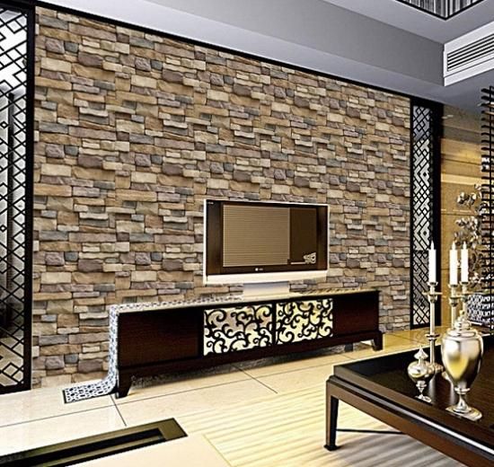 41ウォールステッカー レンガ 岩模様 壁紙シート 広範囲 5m ブリック