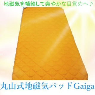 丸山式地磁気ベッドパッドGaiga(ガイガ)セミダブルサイズ