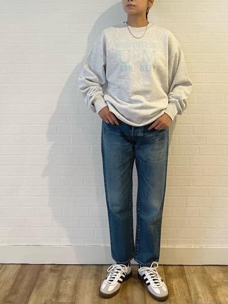 <img class='new_mark_img1' src='https://img.shop-pro.jp/img/new/icons14.gif' style='border:none;display:inline;margin:0px;padding:0px;width:auto;' />KHA:KI WASHED SWEAT SHIRTS -U.M.A.D-
