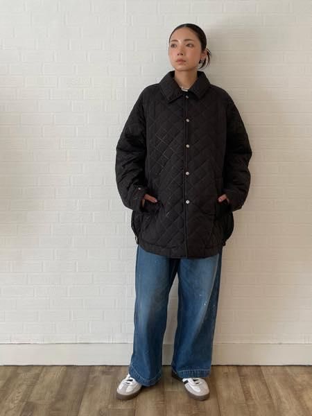 ȡۥ륰<img class='new_mark_img1' src='https://img.shop-pro.jp/img/new/icons18.gif' style='border:none;display:inline;margin:0px;padding:0px;width:auto;' />MANUAL ALPHABETޥ˥奢륢ե٥åȡQUILTING SOUTEIN COLLAR JACKET (BLACK)