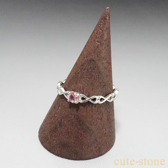 ピンクトルマリンのシルバーリングの写真2 cute stone