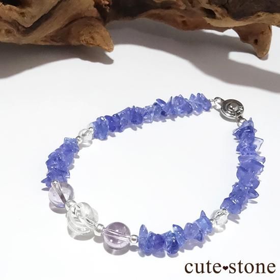 タンザニアの空】 - cute stone - タンザナイト バイカラーアメジスト