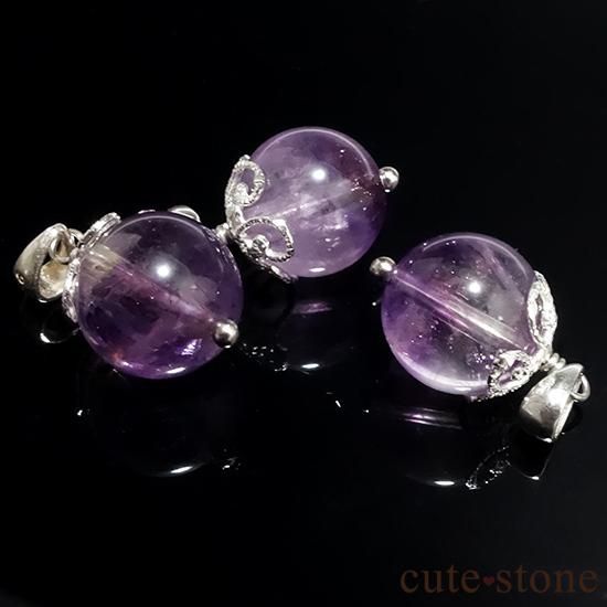 バイカラー天然アメジスト　ペンダントトップ バイカラーアメジストのペンダントトップ - cute stone -