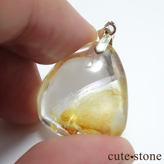 リモナイトインクォーツ（ライモナイト・オーロラクォーツ）のペンダントトップの写真3 cute stone