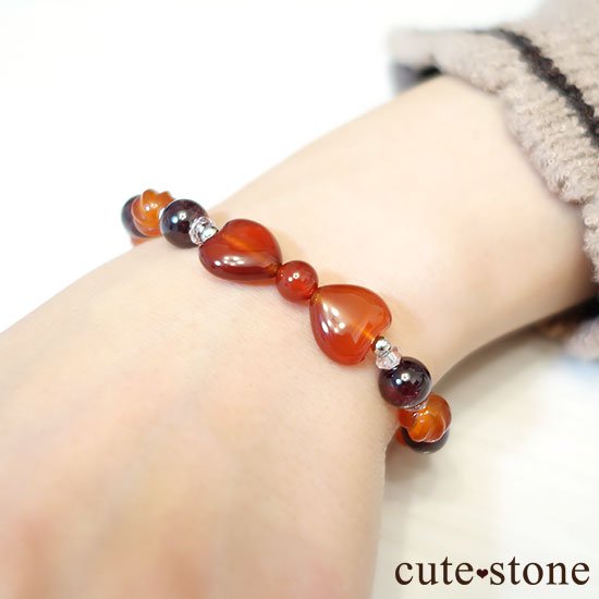 Red ribbonۥåɥ ͥꥢ ͥå 徽Υ֥쥹åȤμ̿5 cute stone