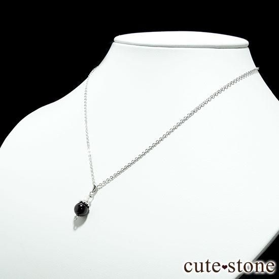 【Birthday Necklace 1月】 ガーネットと水晶で作った誕生石ネックレスの写真1 cute stone