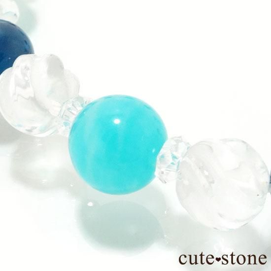 アイスアマゾナイトブレスレットNO25-2247 アイスアマゾナイト 11mm ブレスレット マダガスカル産 みずみずしい