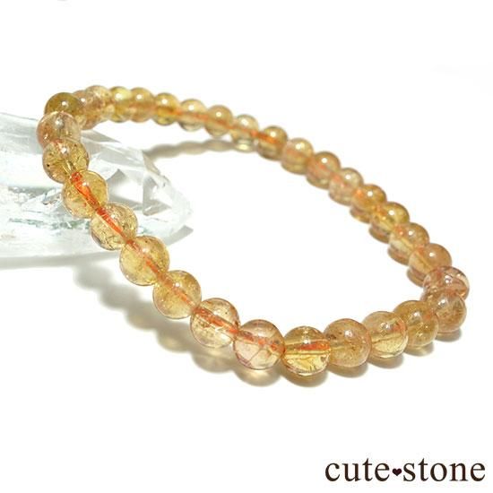 インペリアルトパーズ のシンプルブレスレットの写真1 cute stone