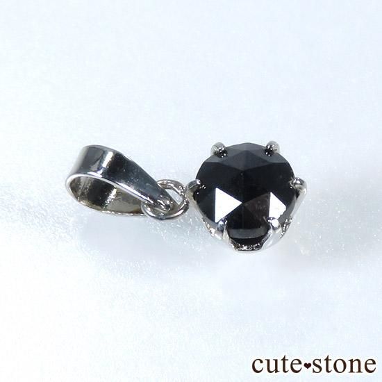 ブラックダイヤモンド 0.5ct プラチナ900製ペンダントトップの写真0 cute stone