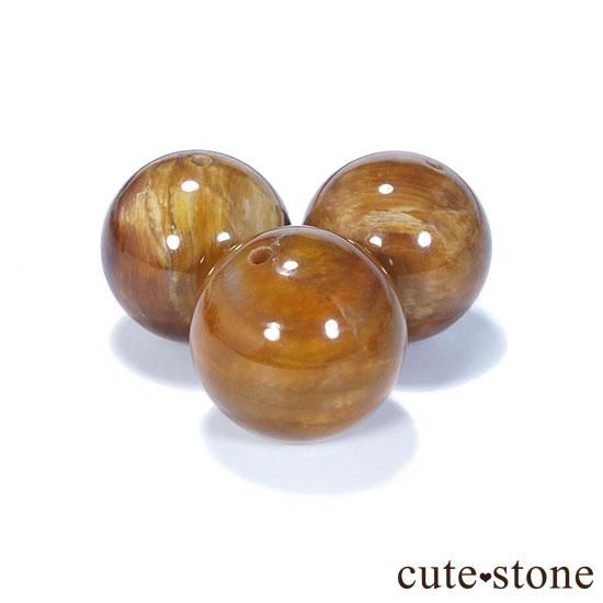 粒売り】ペトリファイドウッド（珪化木） AAA ラウンド14mm