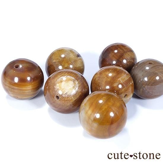 粒売り】ペトリファイドウッド（珪化木） AAA ラウンド14mm