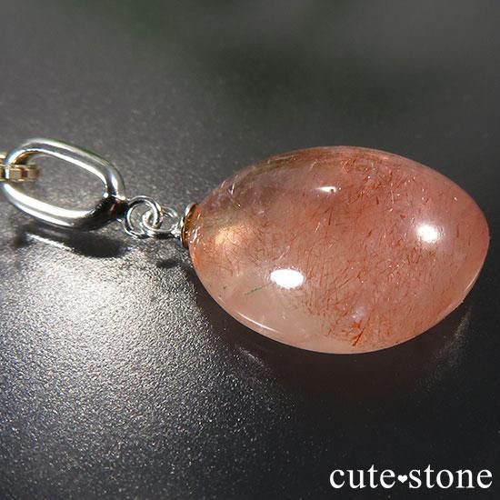 カザフスタン産ストロベリークォーツのペンダントトップ Cの写真1 cute stone