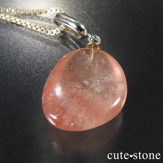 カザフスタン産ストロベリークォーツのペンダントトップ Cの写真2 cute stone