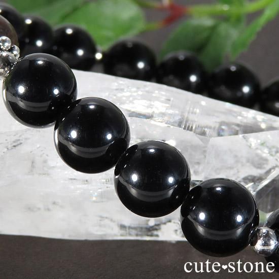 【Cosmo bracelet】 タンザナイト ムオニナルスタ サハラNWA869 テクタイトのメンズブレスレットの写真3 cute stone