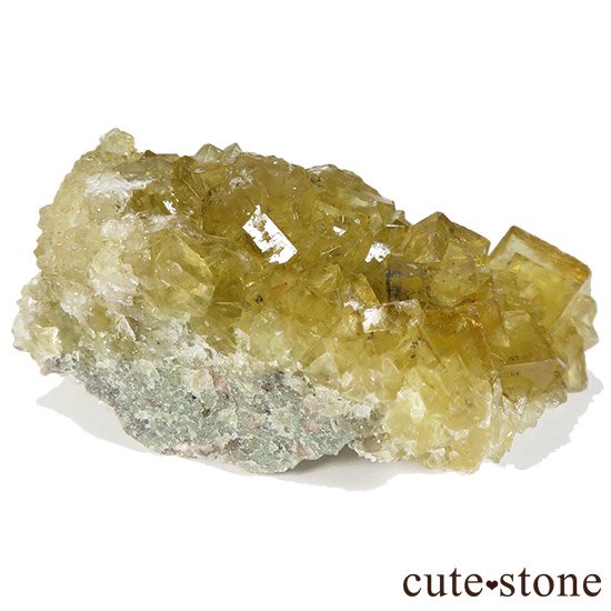 スペイン モスコナ鉱山産 イエローフローライト 135g - cute stone -