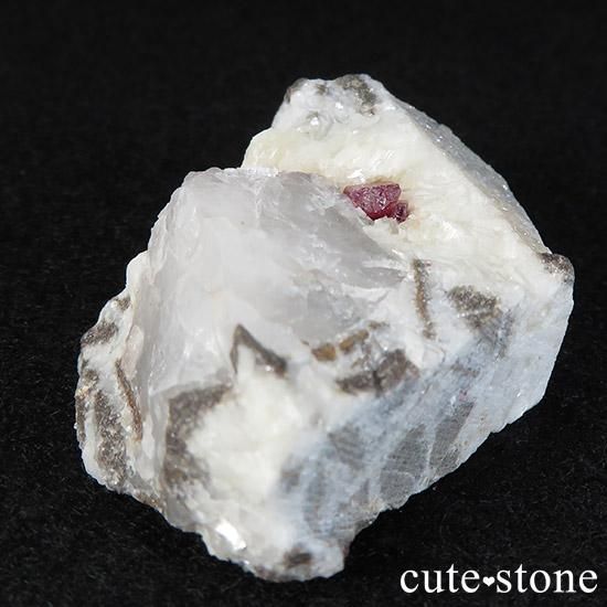 辰砂(シンシャ)シナバーの母岩付き原石 70gの写真1 cute stone