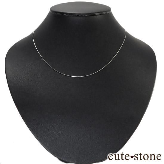 K18WG製ベネチアンチェーン ネックレス 45cm スライド式アジャスター付きの写真3 cute stone