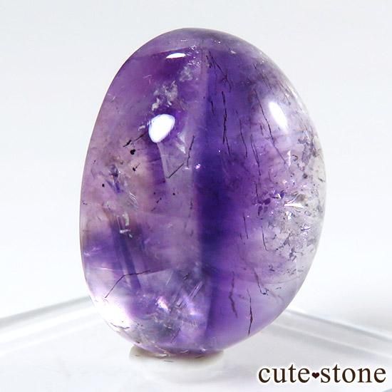 インド産バイカラーアメジストのルースの写真1 cute stone