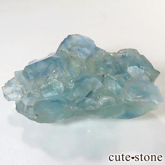 福建省産 水色のフローライトの原石 37g - cute stone -