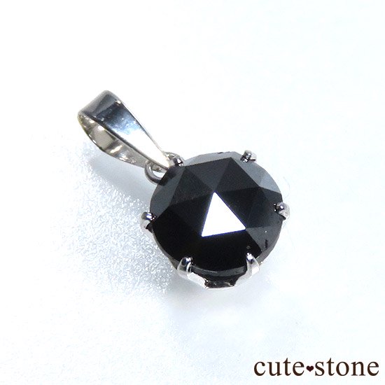 ブラックダイヤモンド 1ct プラチナ900製のペンダントトップ - cute 