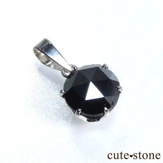 ブラックダイヤモンド 1ct プラチナ900製のペンダントトップ