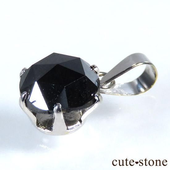 pt900 ブラックダイヤモンド　1ct Pt900 1Pブラック プラチナ ペンダントトップ ブラック