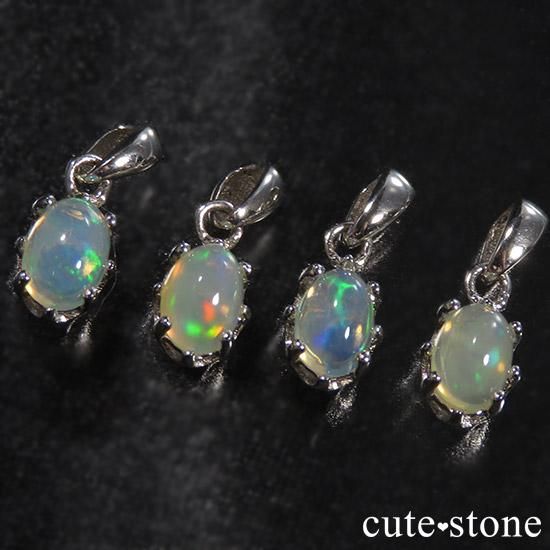 プレシャスオパールのsilver925ペンダントトップの写真1 cute stone