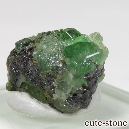 タンザニア産 ツァボライトの母岩付き原石 7.6ctの写真3 cute stone