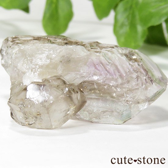 ブラジル産 エレスチャルクォーツの原石 21.2gの写真1 cute stone