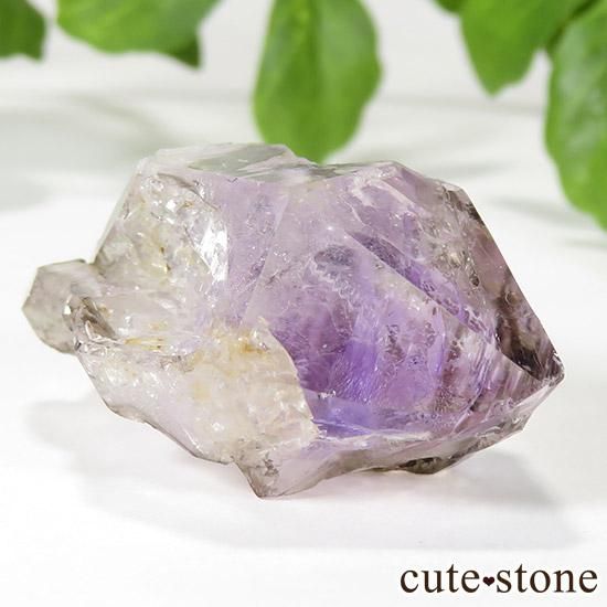 ブラジル産 エレスチャルクォーツ（アメジストエレスチャル・スモーキーエレスチャル）の原石 15.9g- cute stone -