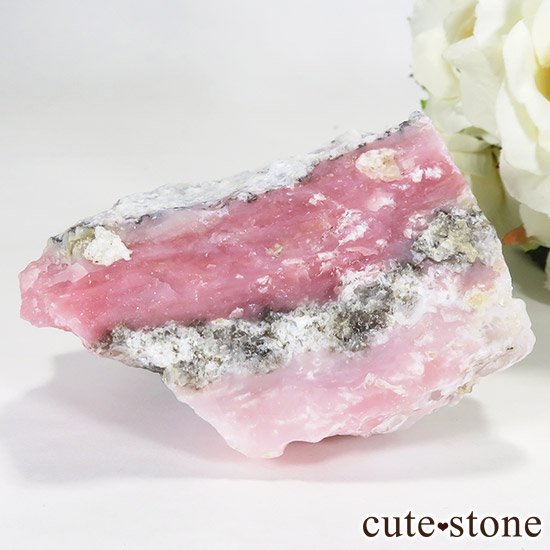 ペルー産 ピンクオパールの原石 116g - cute stone -