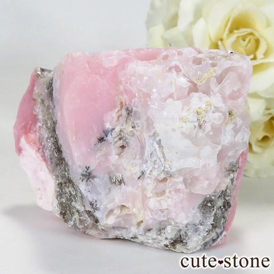 ペルー産 ピンクオパールの原石 116g - cute stone - ペルー産 ピンクオパールの原石 116g - cute stone -