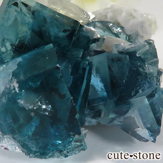 中国 湖南省産 ブルーグリーンフローライトの標本(原石)38.9gの写真5 cute stone