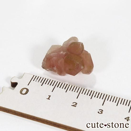 カザフスタン産 ストロベリークォーツ(苺水晶)のクラスター・原石 4.4g