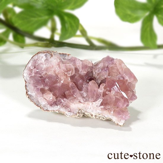 アルゼンチン産 ピンクアメジストの原石（クラスター）15.8g - cute