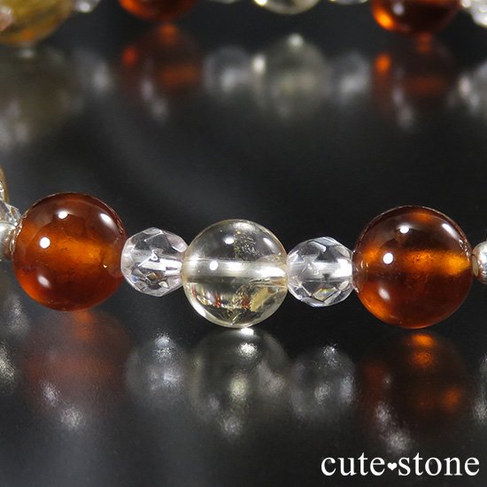 【Twilight】 ゴールドルチル ヘソナイト シトリンのブレスレットの写真5 cute stone