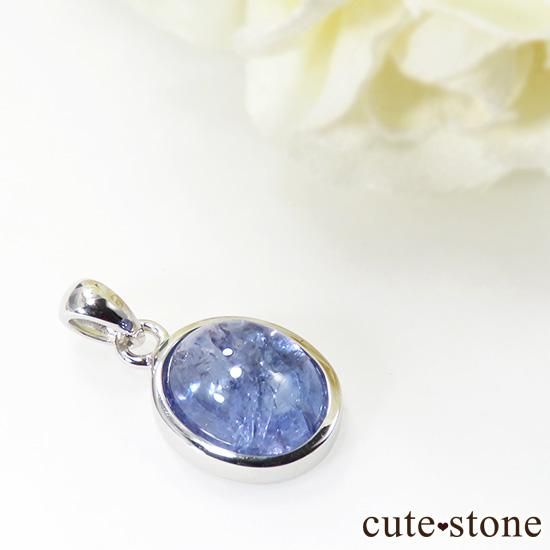 タンザナイトのsilver925製オーバル型ペンダントトップ No.1の写真0 cute stone
