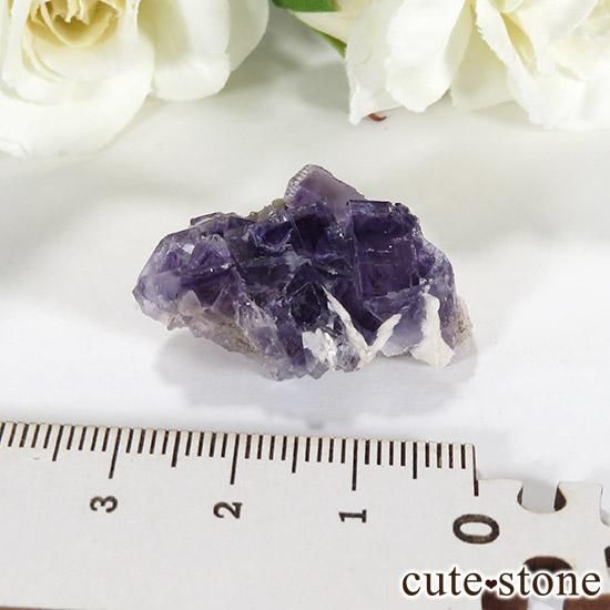 スペイン ベルベス産 パープルフローライト（鉱物標本）11g - cute stone -