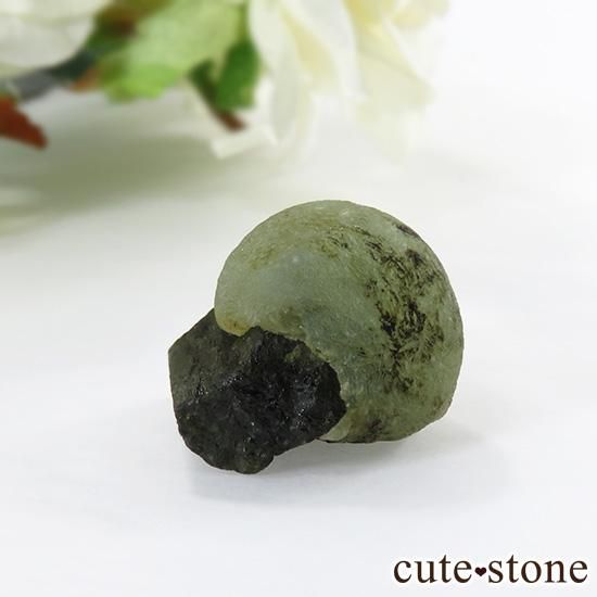 マリ産 プレナイト&エピドートの原石(鉱物標本)10gの写真1 cute stone
